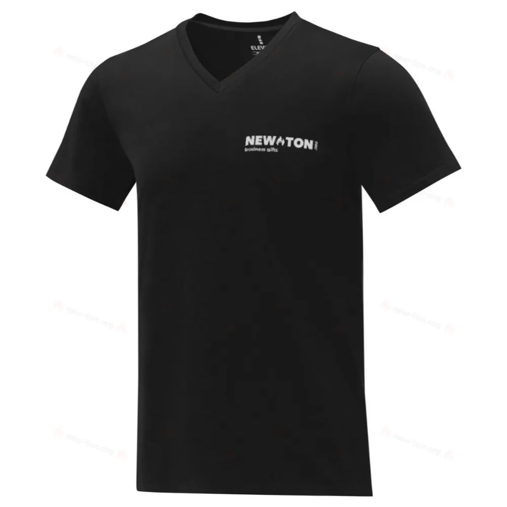 Мужская футболка с коротким рукавом и V-образным вырезом Somoto