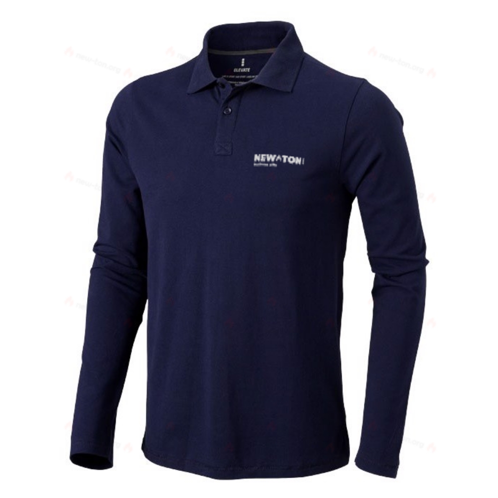 Мужское поло с длинным рукавом Oakville