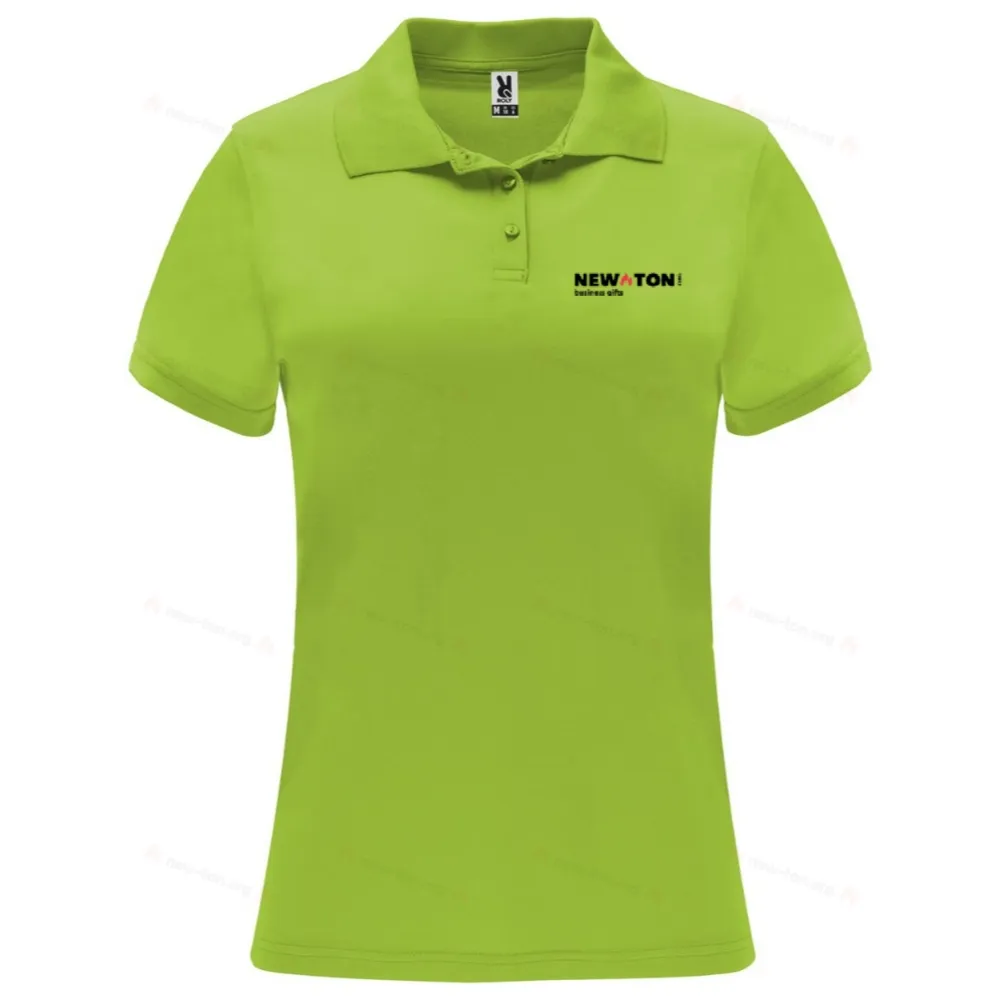 Женское спортивное поло Monzha с коротким рукавом