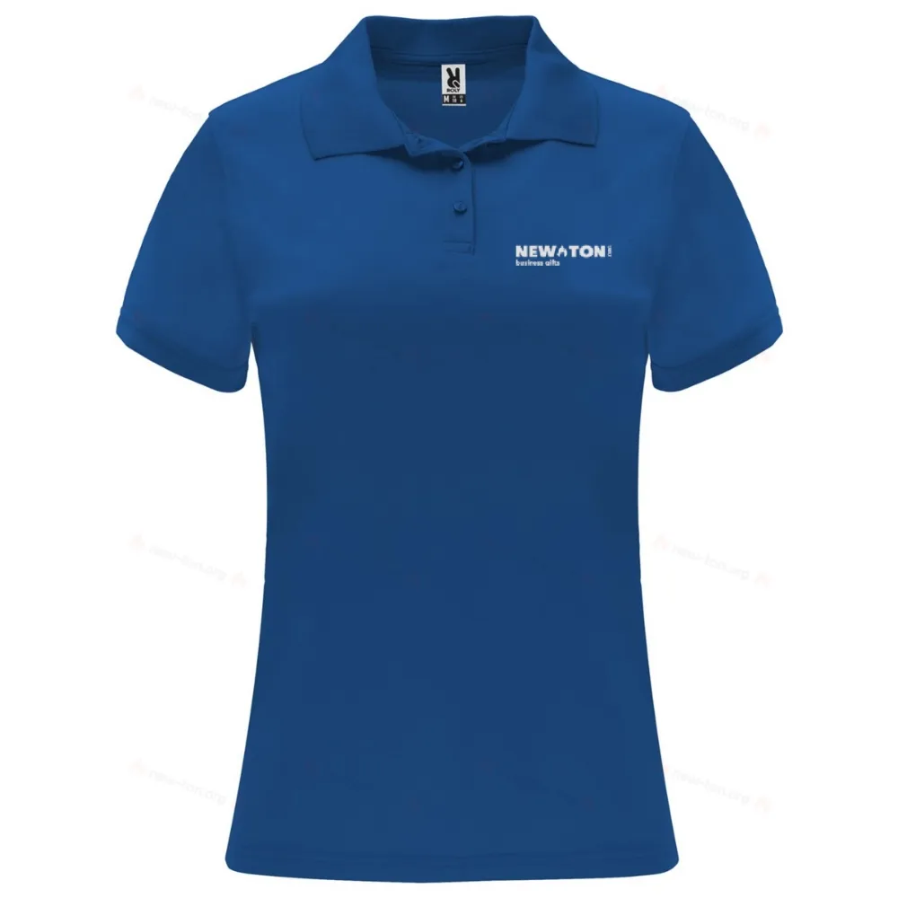 Женское спортивное поло Monzha с коротким рукавом