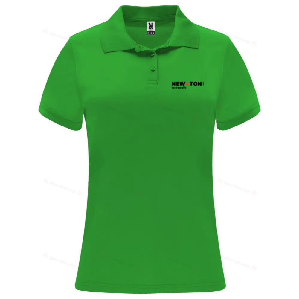 Женское спортивное поло Monzha с коротким рукавом