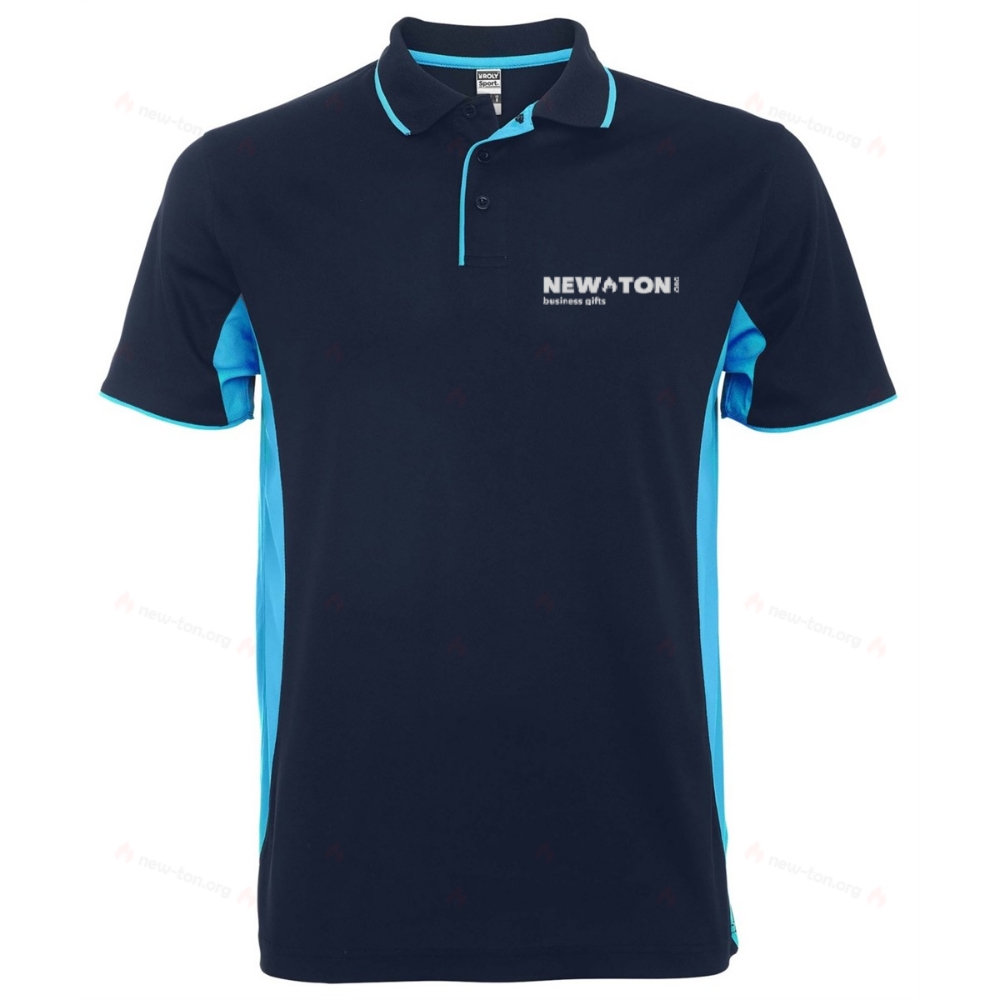 Унисекс спортивное поло с коротким рукавом Montmelo