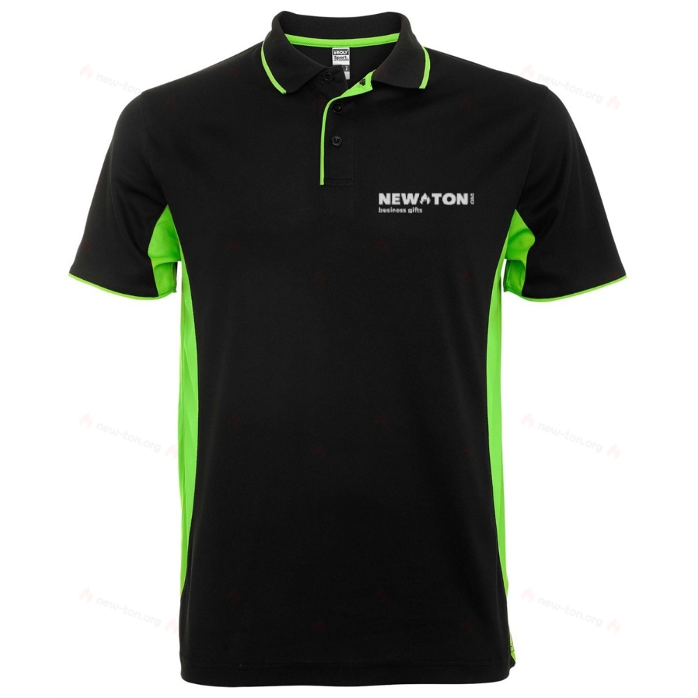 Унисекс спортивное поло с коротким рукавом Montmelo