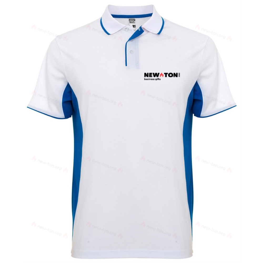 Унисекс спортивное поло с коротким рукавом Montmelo