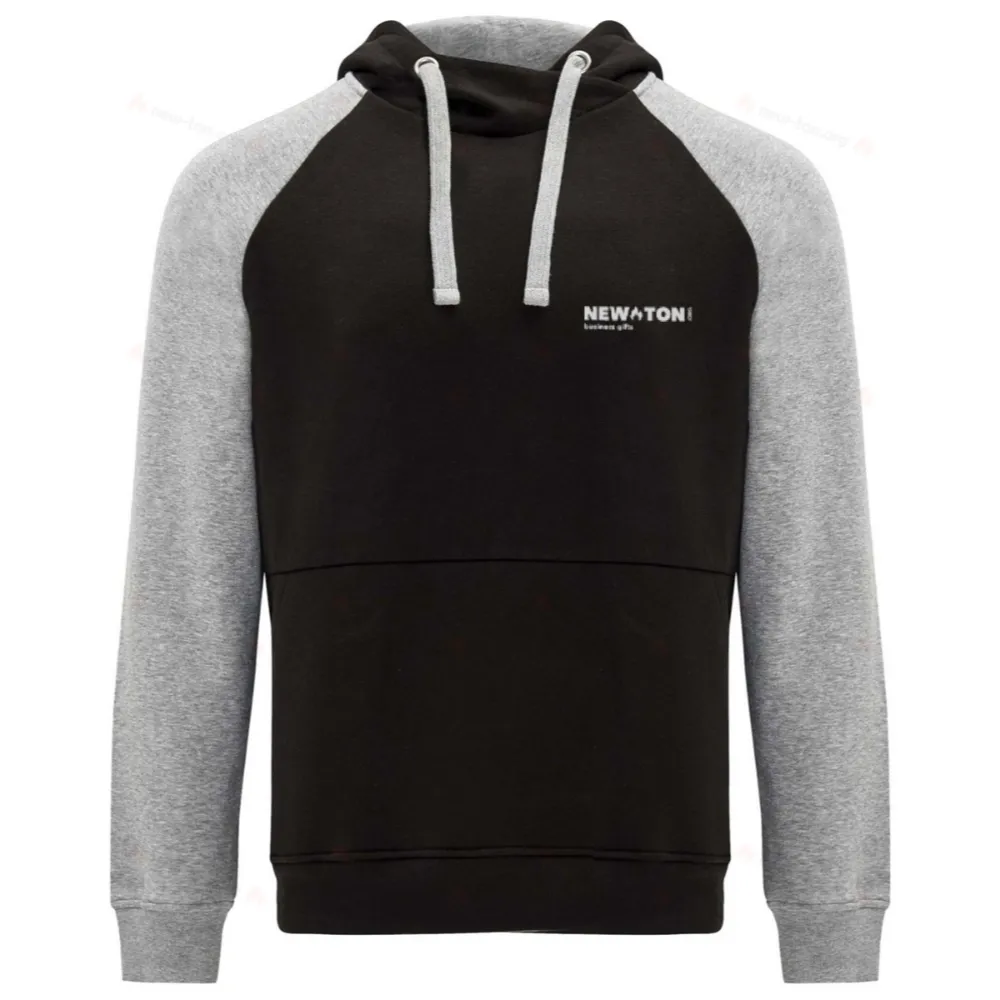 Двухцветная унисекс толстовка с капюшоном Badet