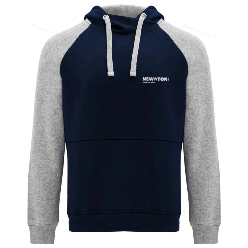 Двухцветная унисекс толстовка с капюшоном Badet