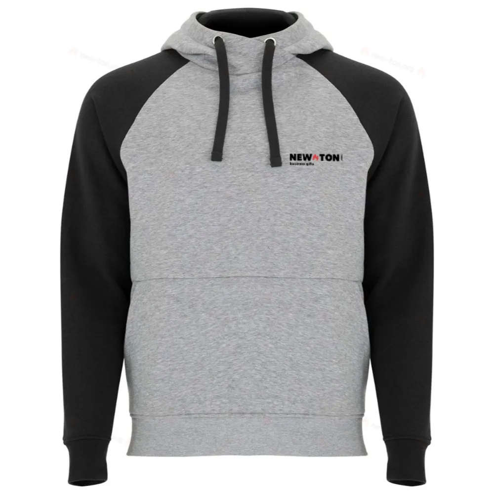 Двухцветная унисекс толстовка с капюшоном Badet