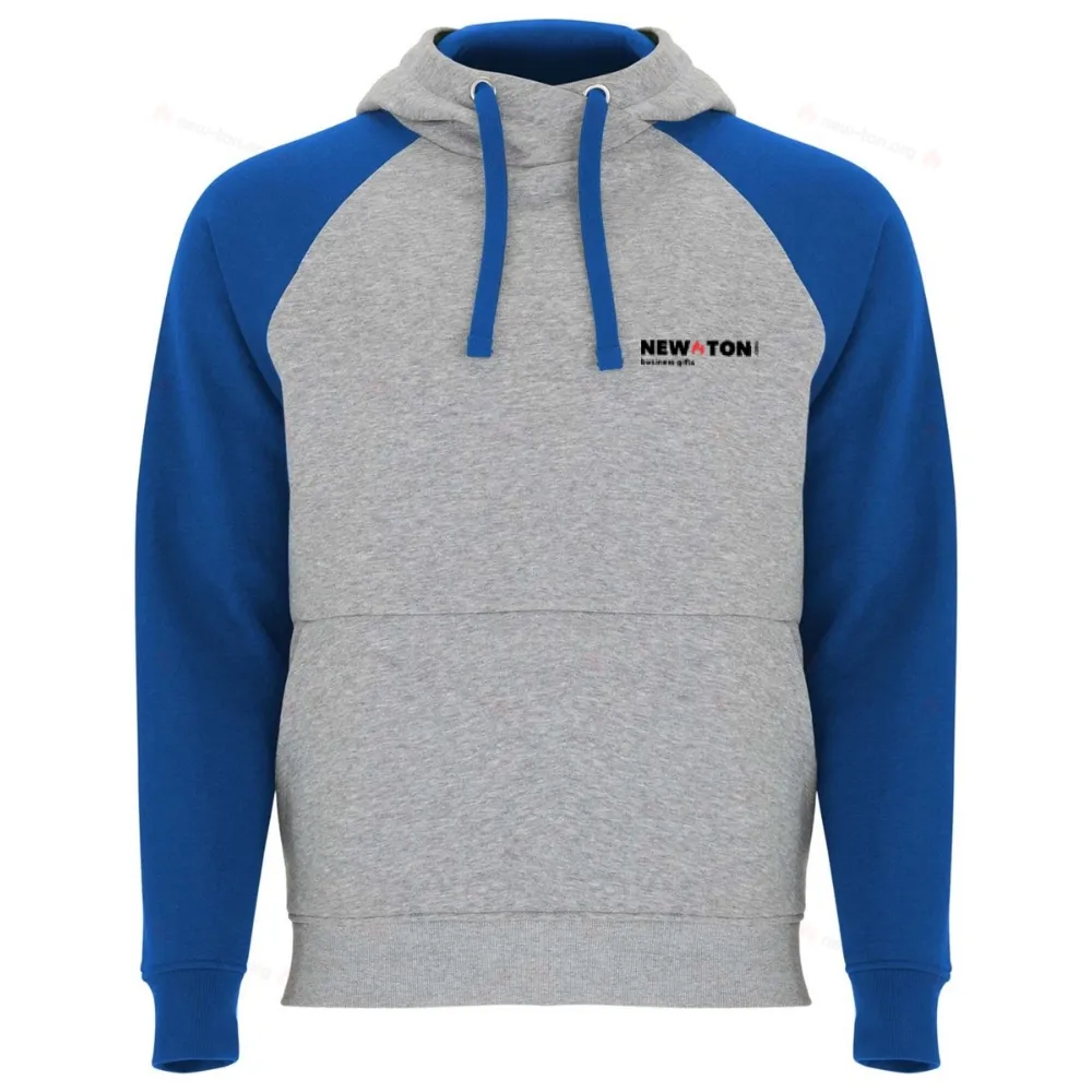 Двухцветная унисекс толстовка с капюшоном Badet