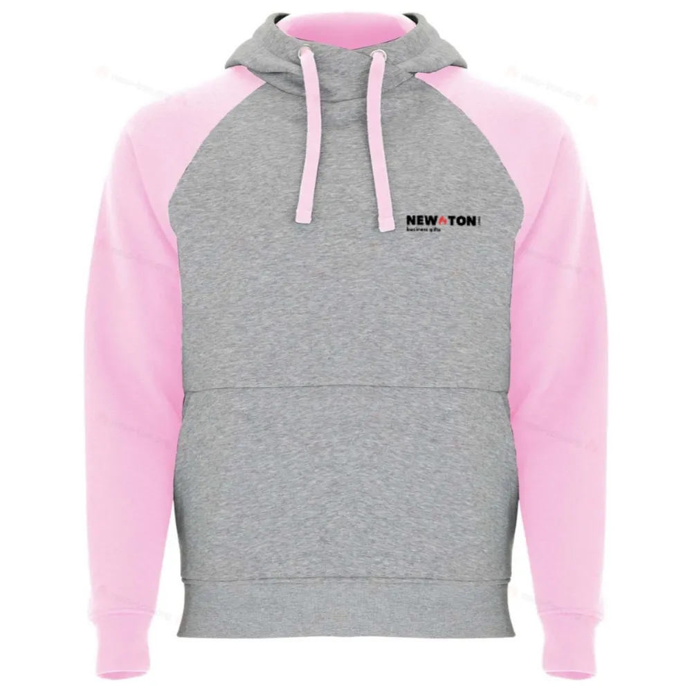 Двухцветная унисекс толстовка с капюшоном Badet