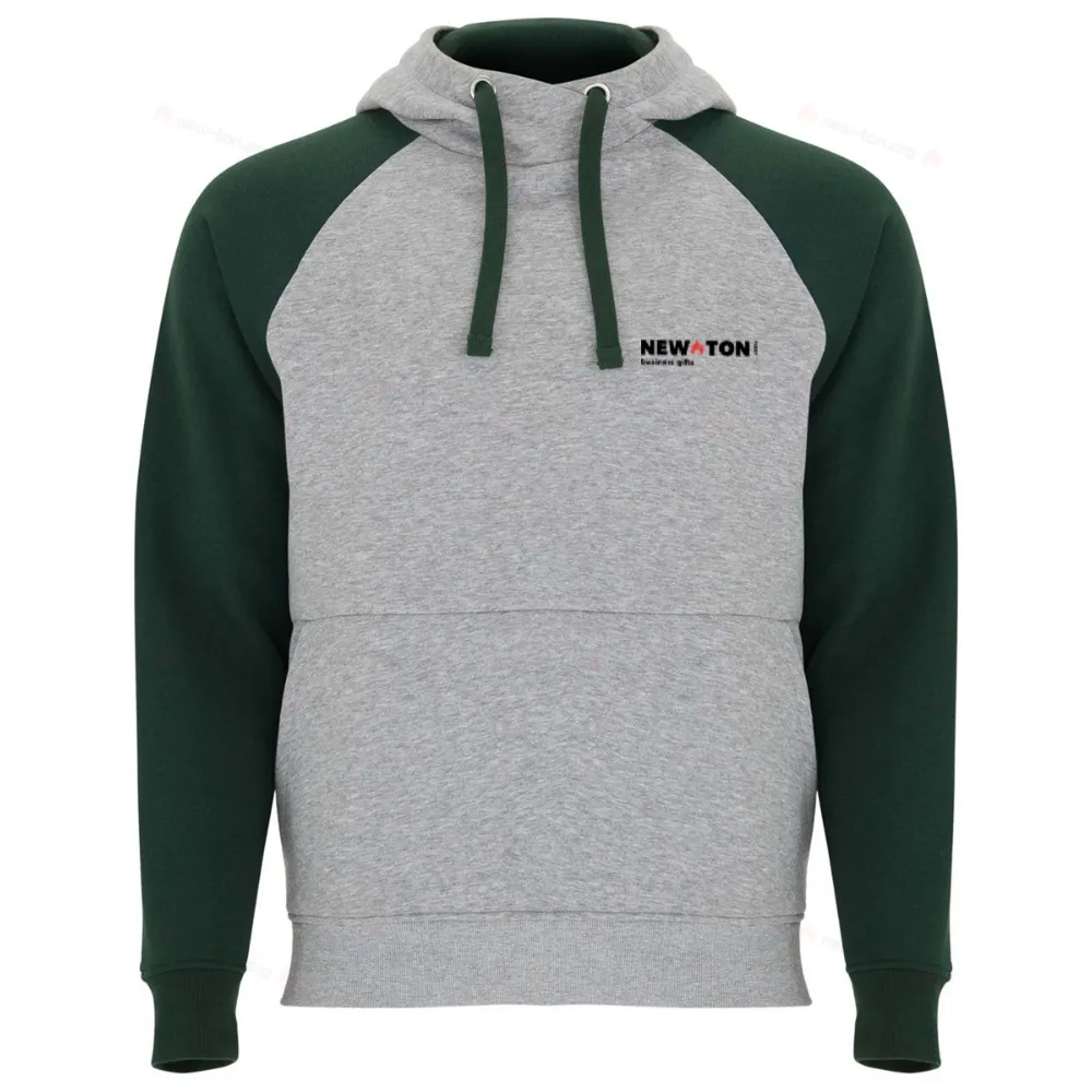 Двухцветная унисекс толстовка с капюшоном Badet