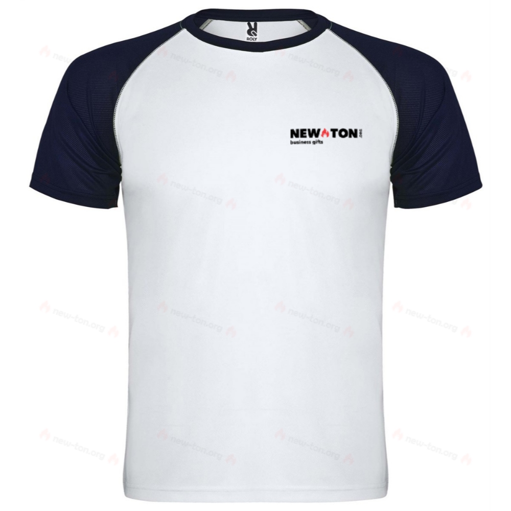 Универсальная спортивная футболка с коротким рукавом 