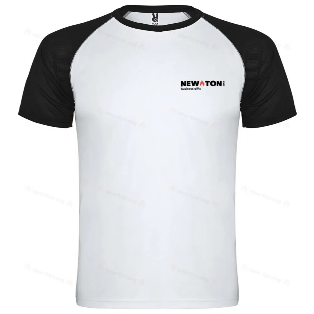 Универсальная спортивная футболка с коротким рукавом 