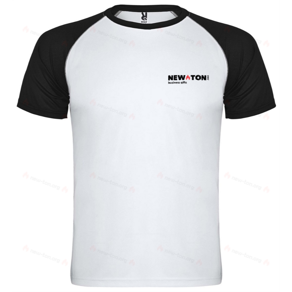 Универсальная спортивная футболка с коротким рукавом 