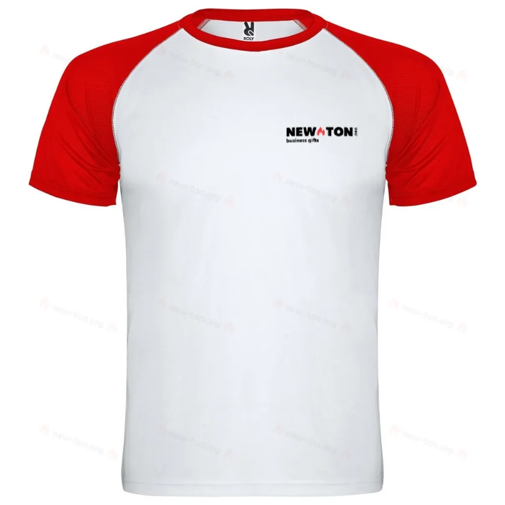 Универсальная спортивная футболка с коротким рукавом 