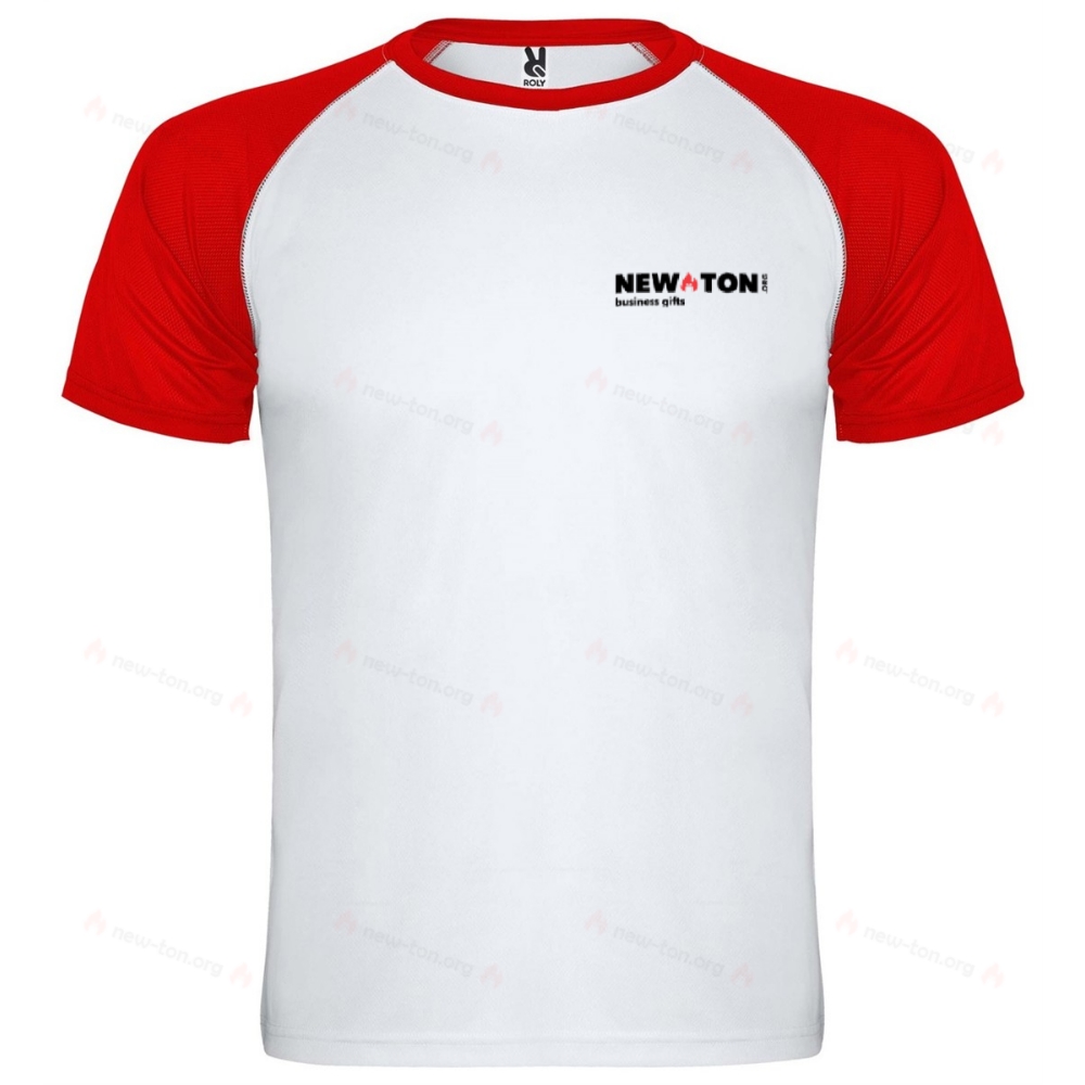 Универсальная спортивная футболка с коротким рукавом 