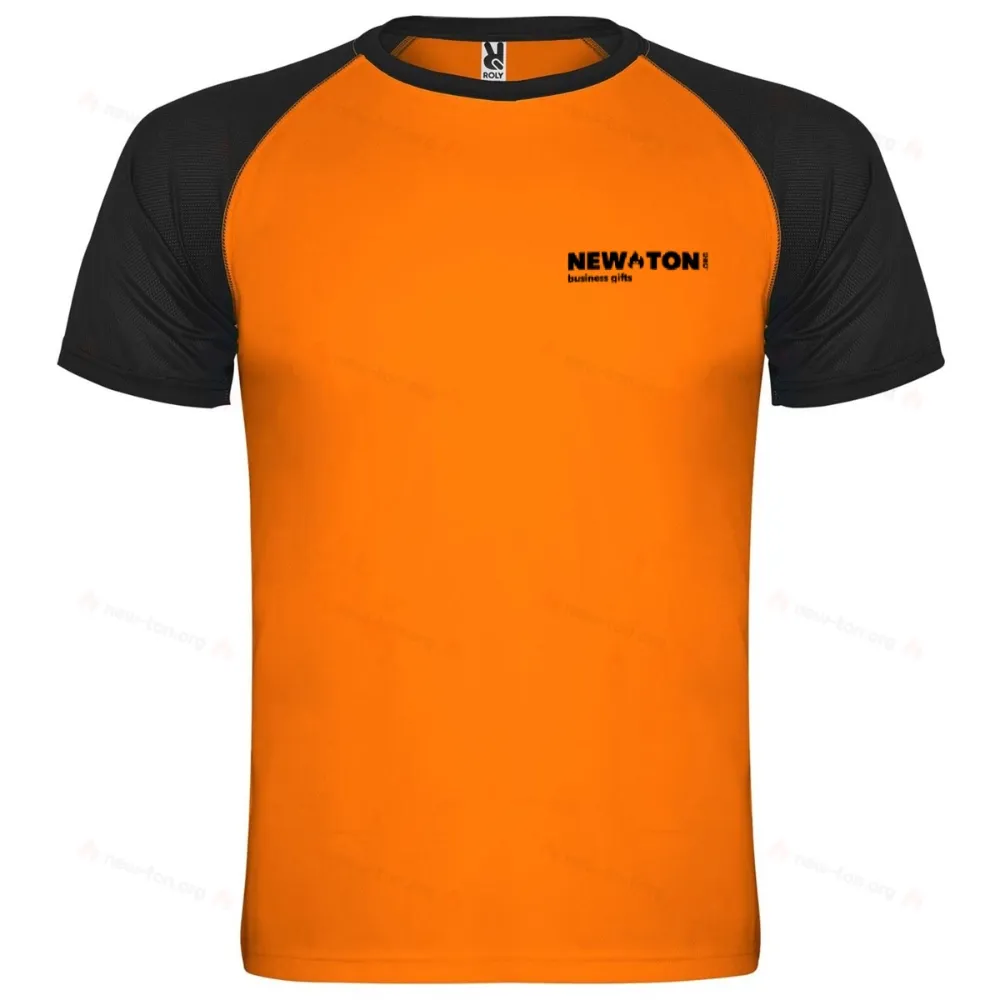 Универсальная спортивная футболка с коротким рукавом 