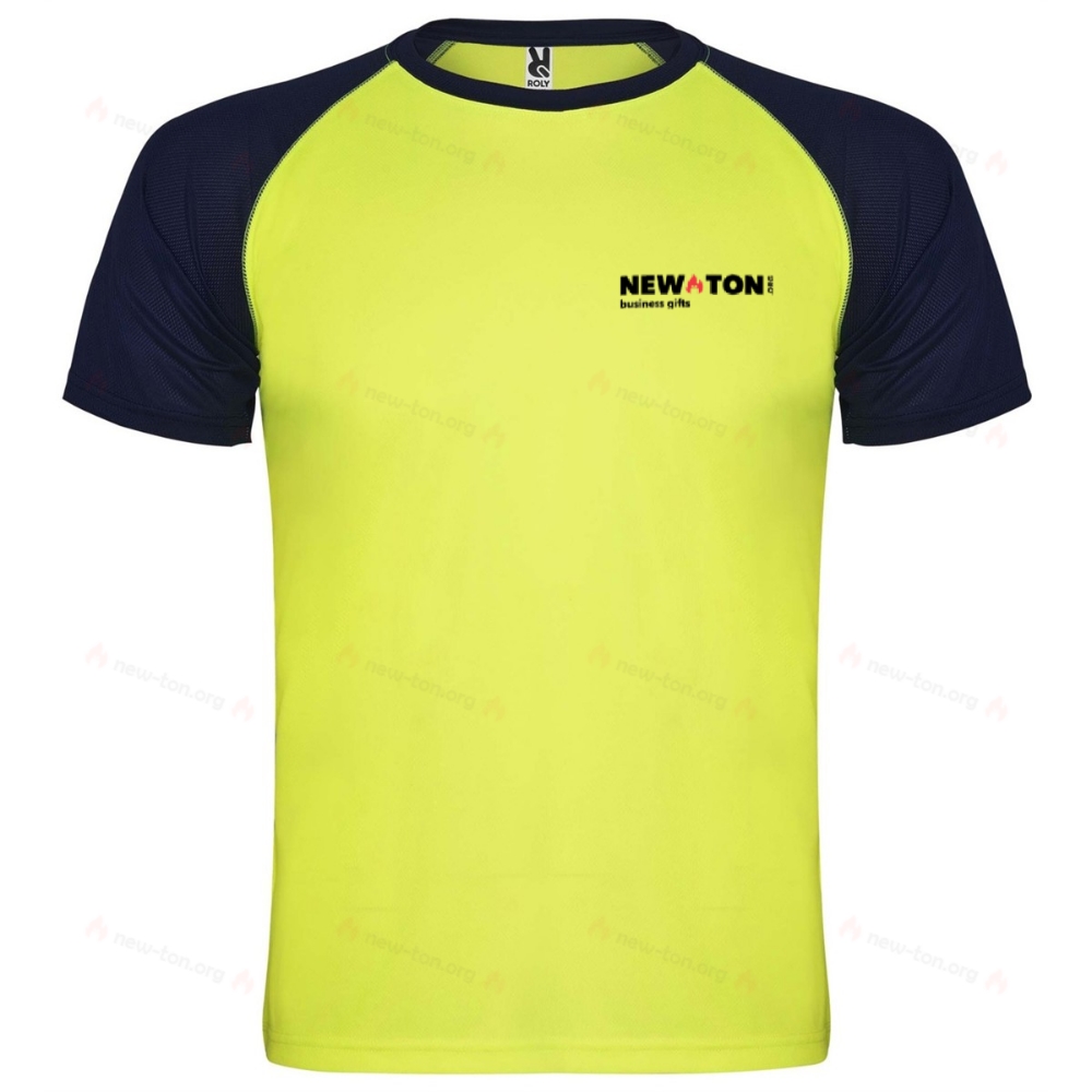 Универсальная спортивная футболка с коротким рукавом 