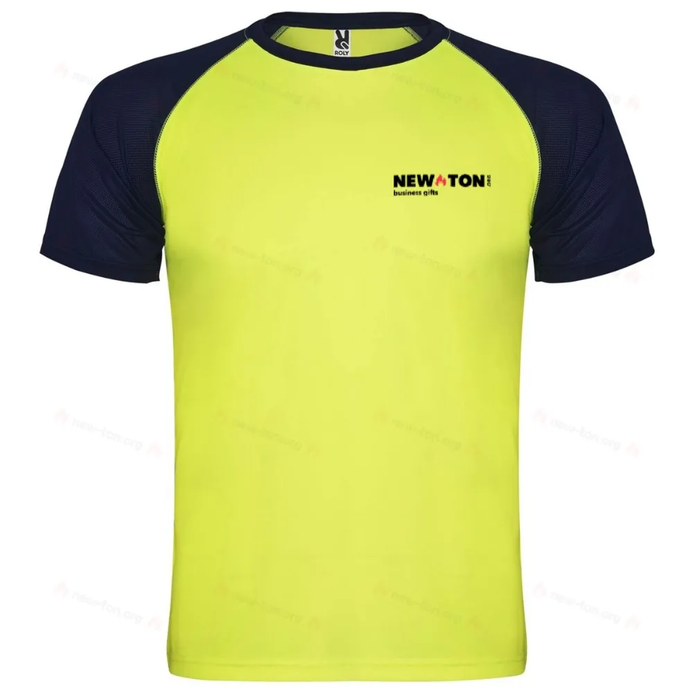 Универсальная спортивная футболка с коротким рукавом 