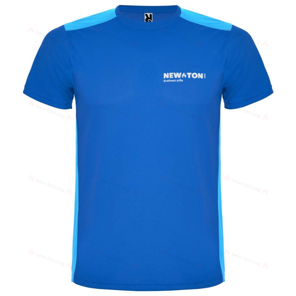 Универсальная спортивная футболка с коротким рукавом 