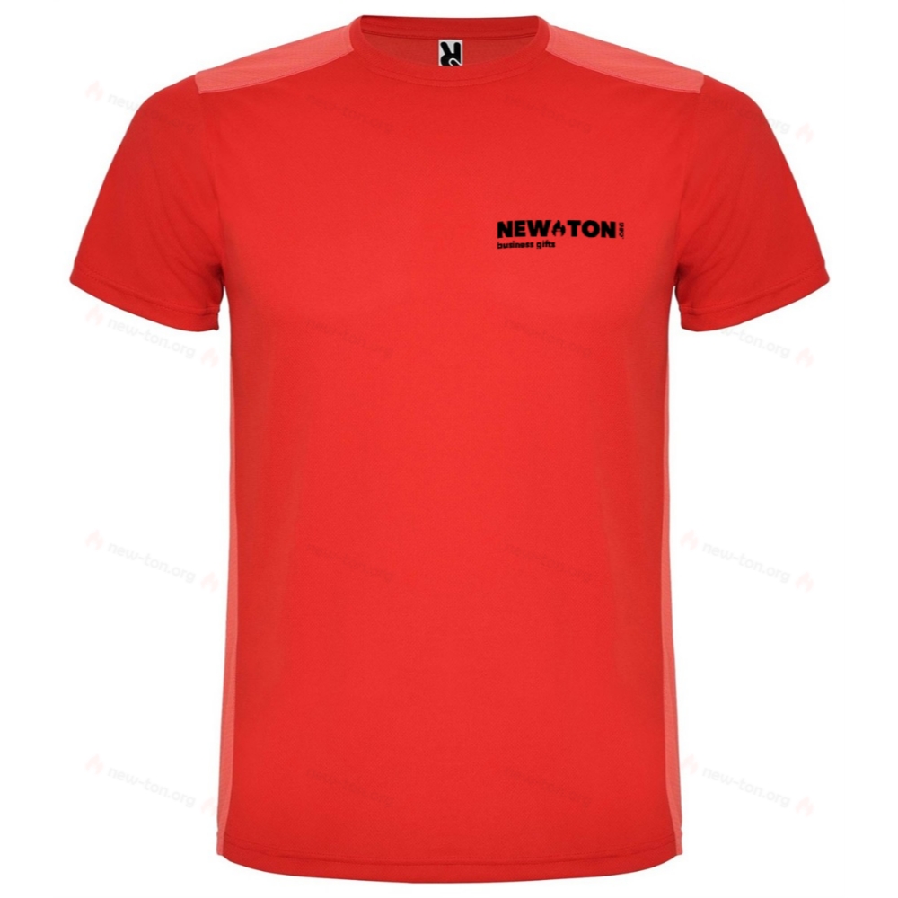 Универсальная спортивная футболка с коротким рукавом 