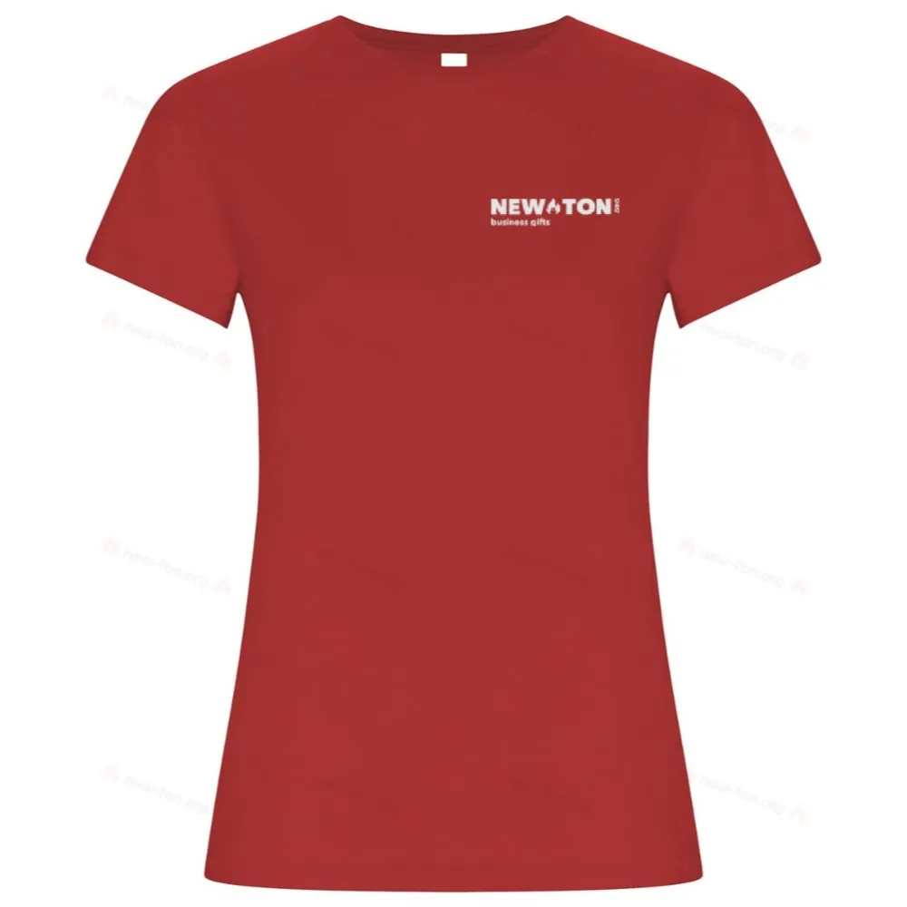 Золотая женская футболка с коротким рукавом