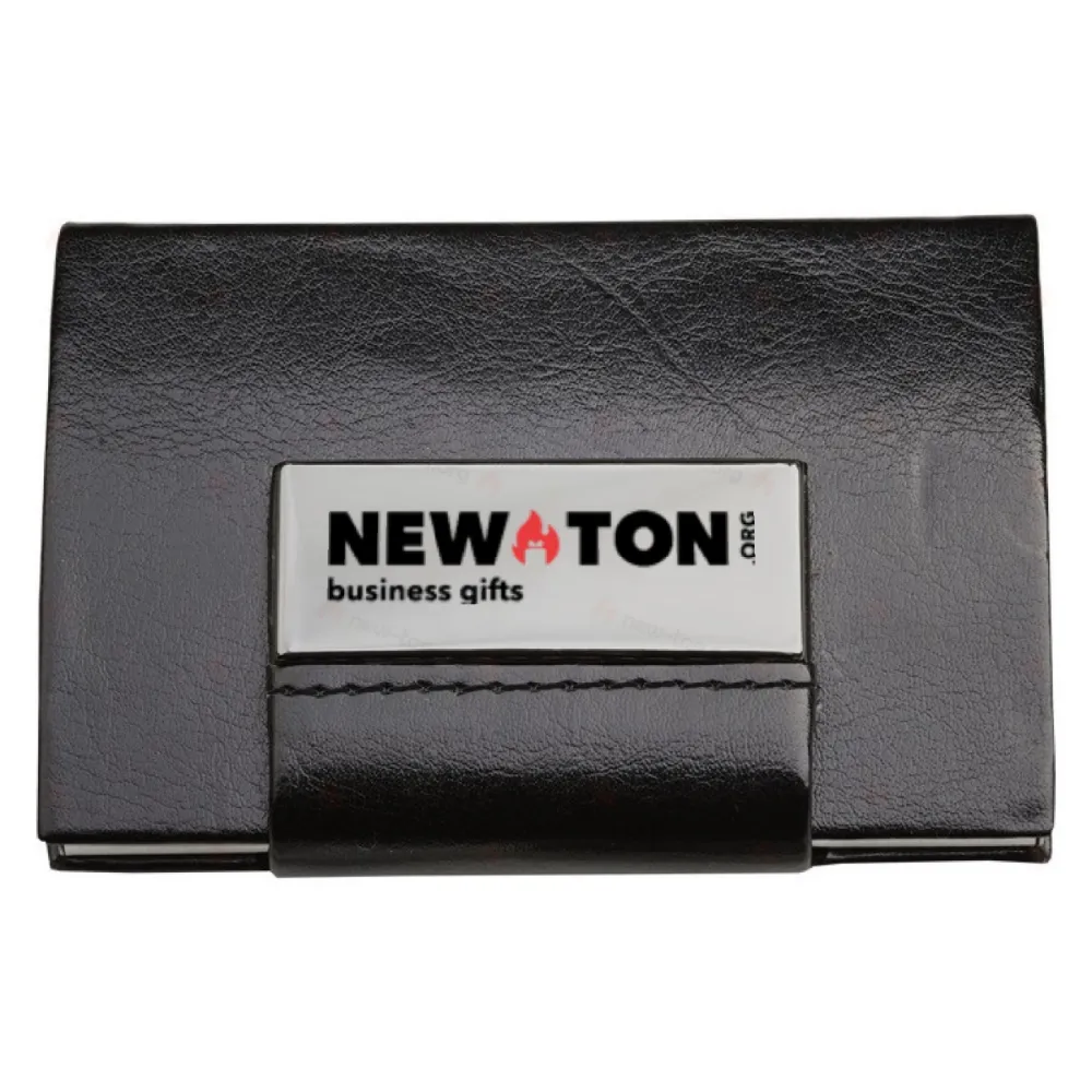 
                                            Logomall business card holder, black
                                            