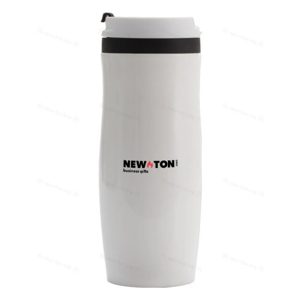 
                                            390 ml Viki insulated mug, black/white
                                            