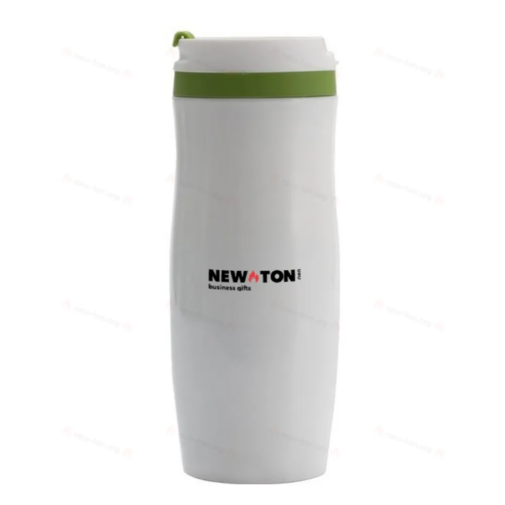 
                                            390 ml Viki insulated mug, green/white
                                            