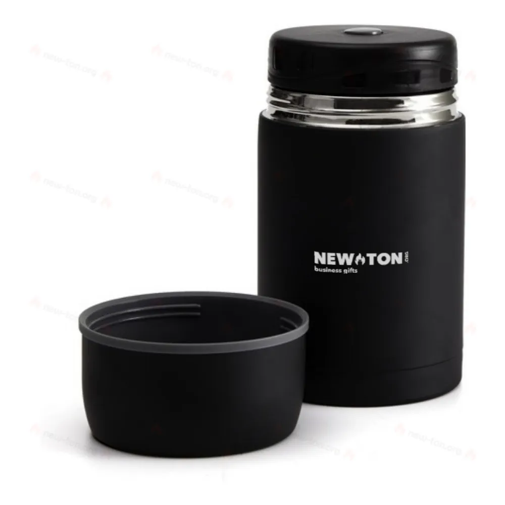 Термос для еды 800 мл, черный