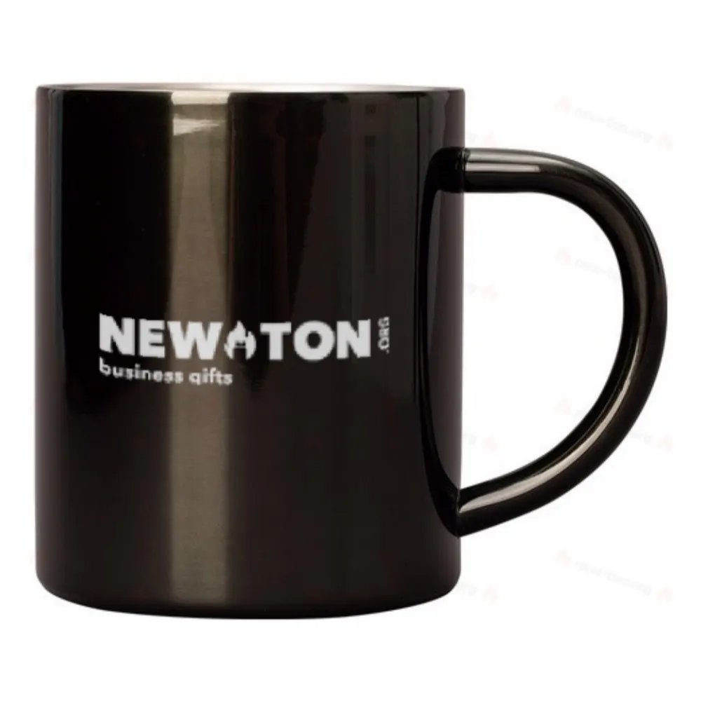 
                                            240 ml Stalwart stainless steel mug, black
                                            