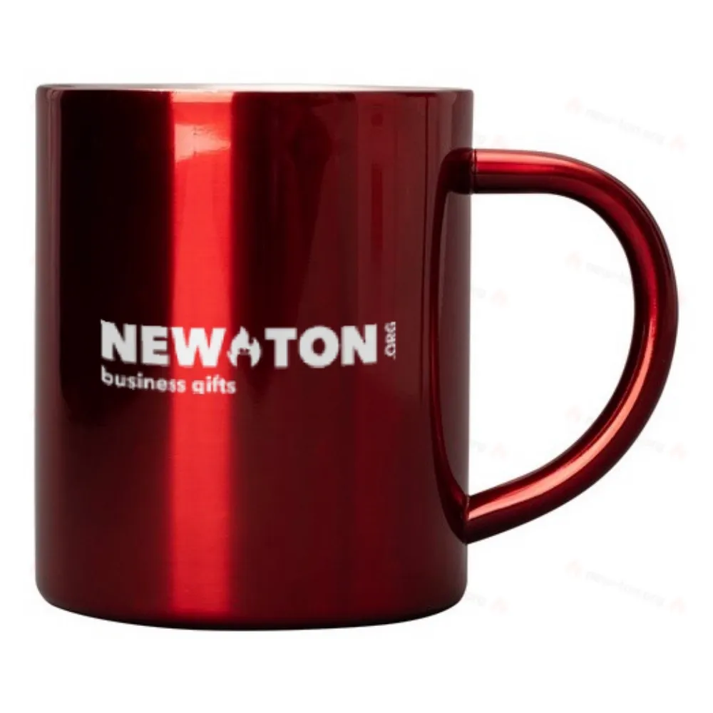 
                                            240 ml Stalwart stainless steel mug, red
                                            