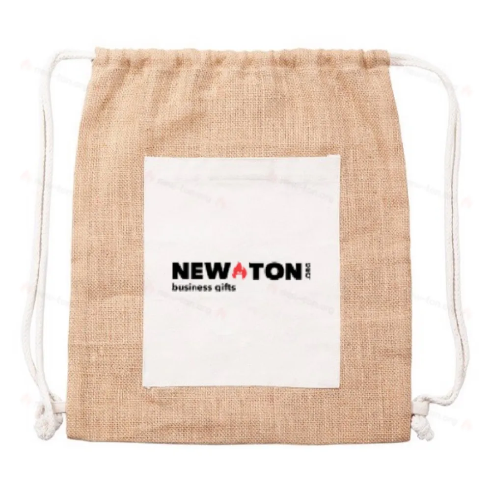 
                                            Eco-Pure jute backpack, brown
                                            