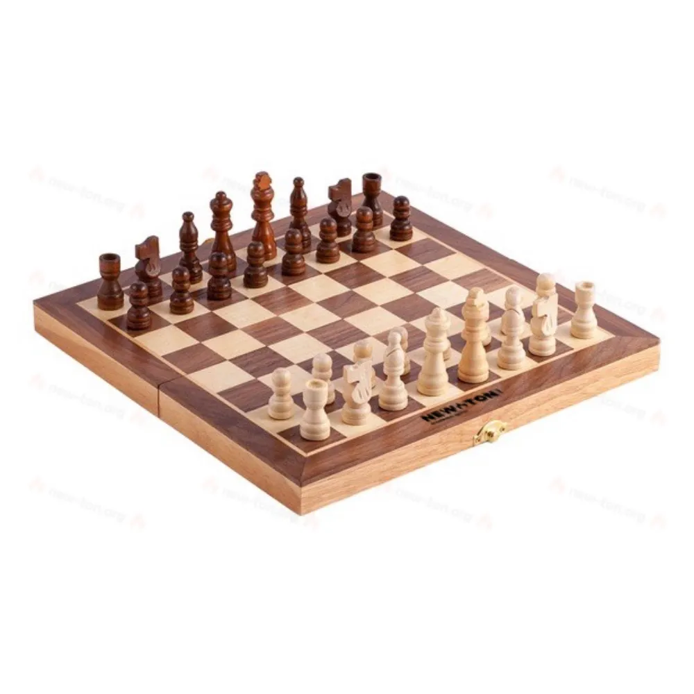 
                                            Wooden chess, brown
                                            