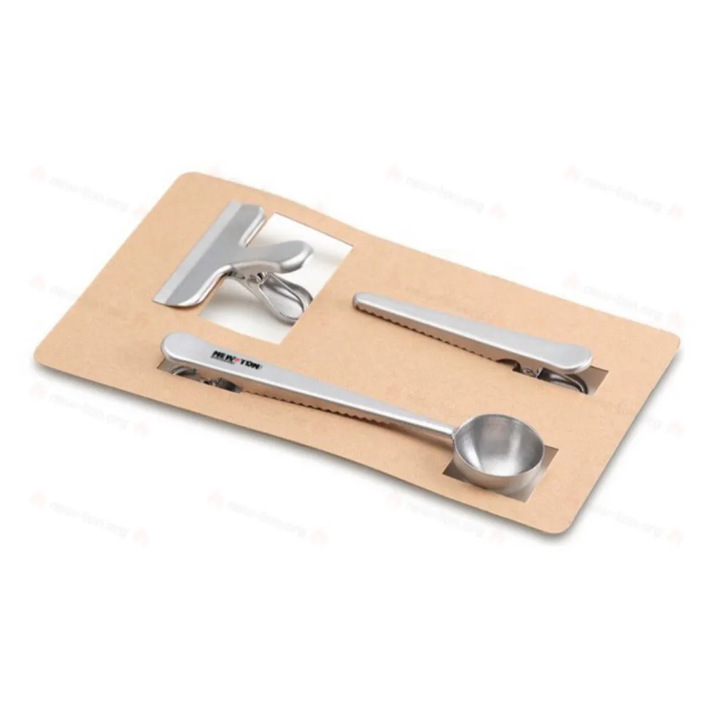 
                                            Kaffi measuring spoon and clips set
                                            