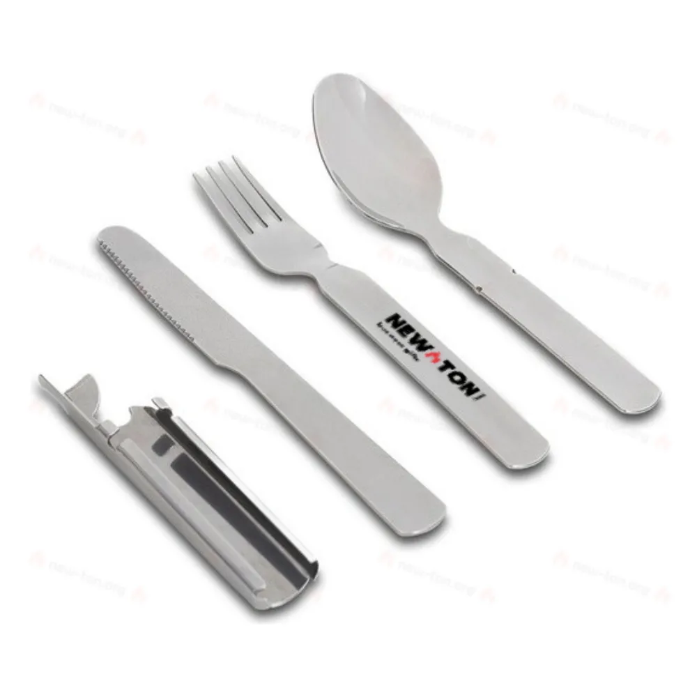 
                                            Leon Camping Cutlery Set, silver
                                            