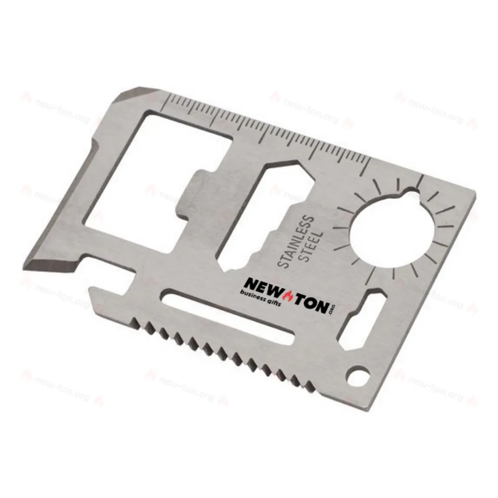 
                                            Credit card-shaped multitool, silver
                                            