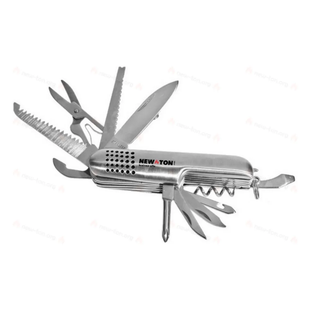 
                                            Singen 13-function pocket knife, silver
                                            