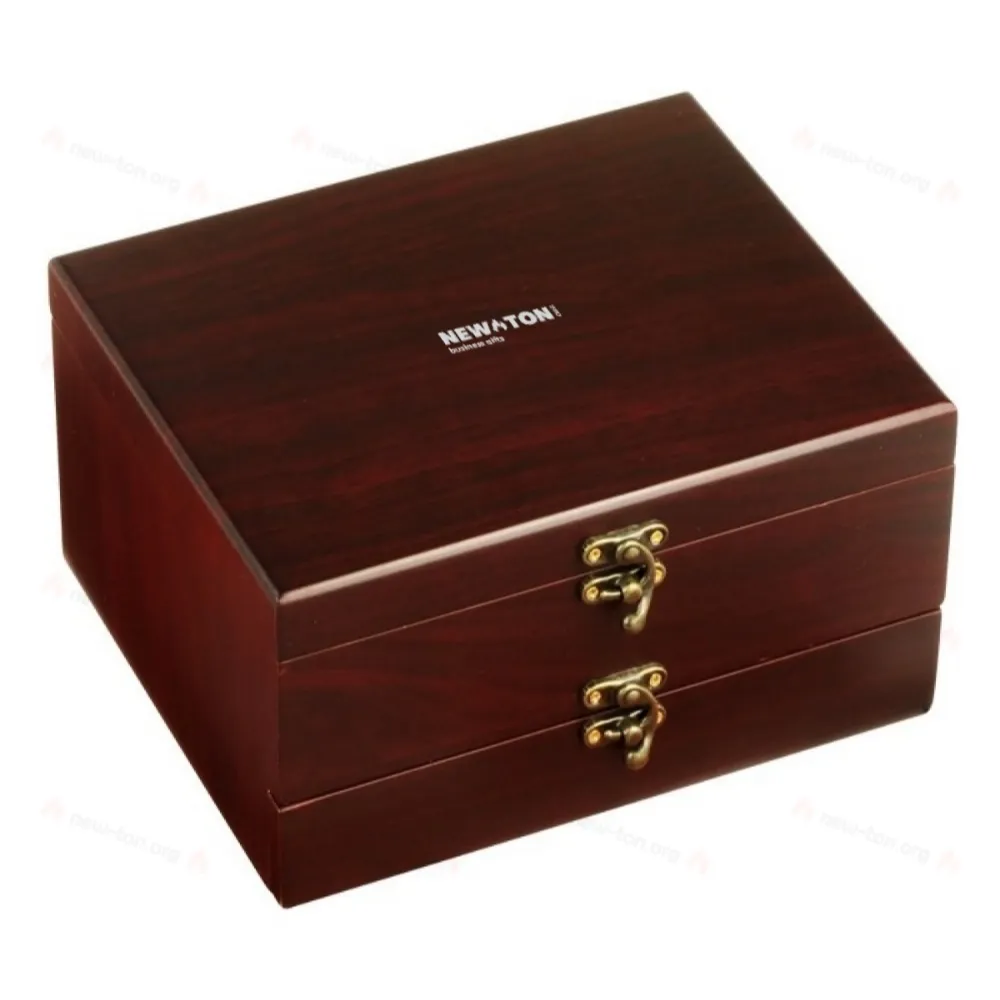 
                                            Double decker wine set, brown
                                            