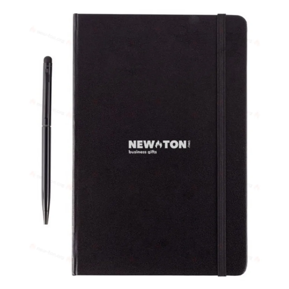 
                                            Abrantes notepad & pen set, black
                                            