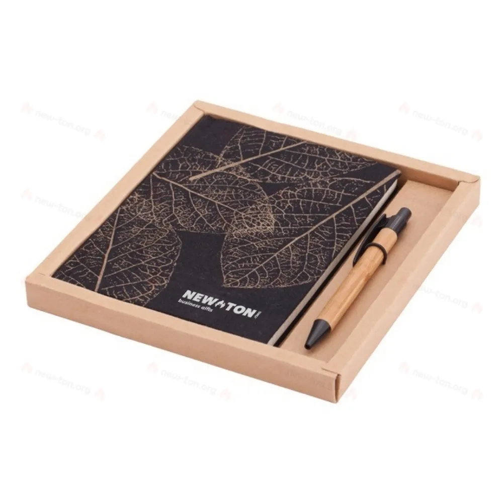 
                                            Porto notepad with ballpen set, brown
                                            