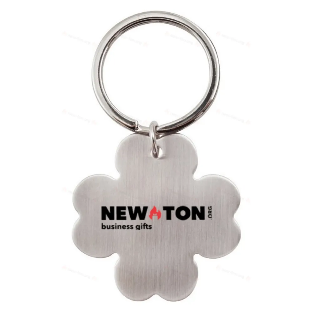 
                                            4-leaf clover keyring, silver
                                            