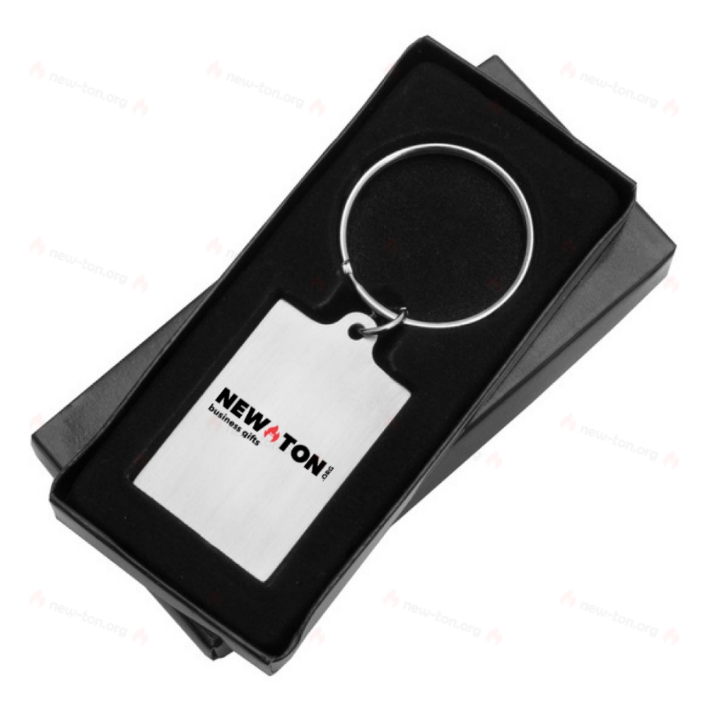 Металлический брелок Visible, серебряный