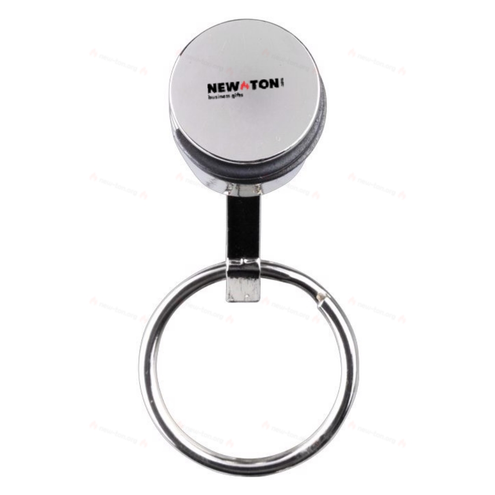 Металлический брелок Piston, серебряный