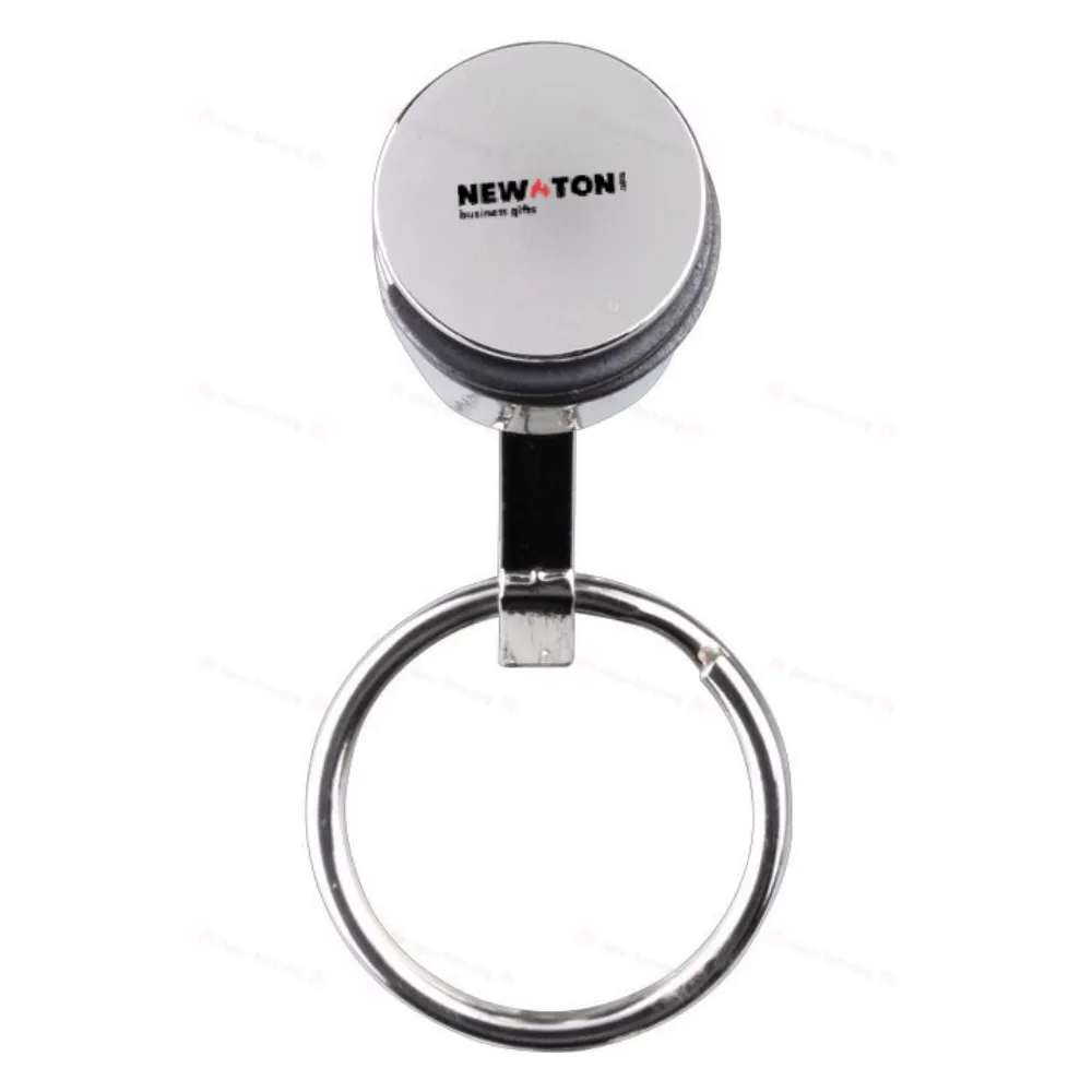 Металлический брелок Piston, серебряный