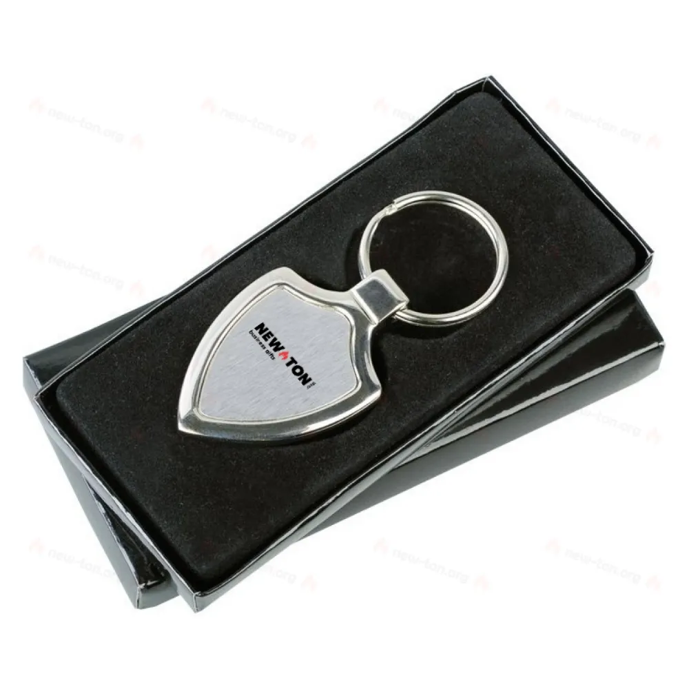 Металлический брелок Emblem, серебряный