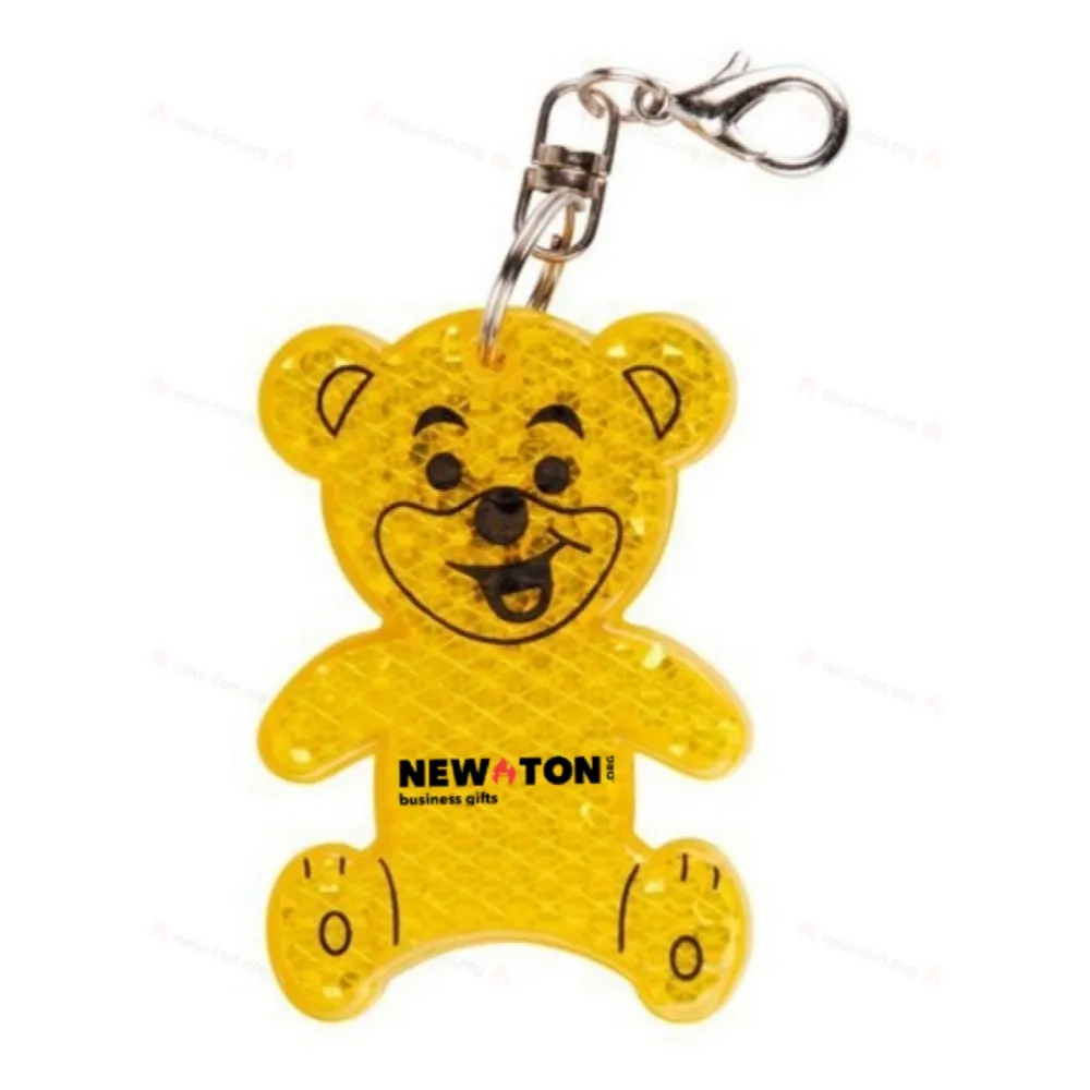 
                                            Teddy safety keyring, yellow
                                            