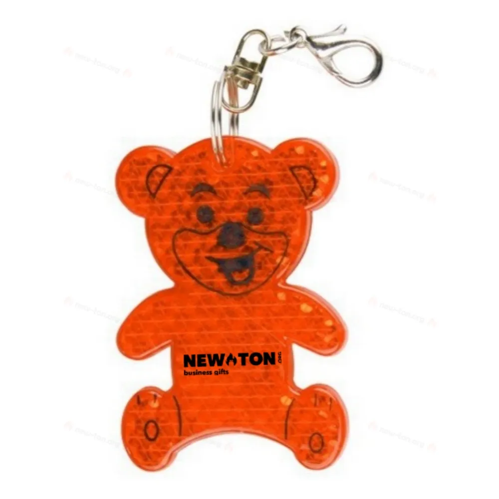 
                                            Teddy safety keyring, orange
                                            
