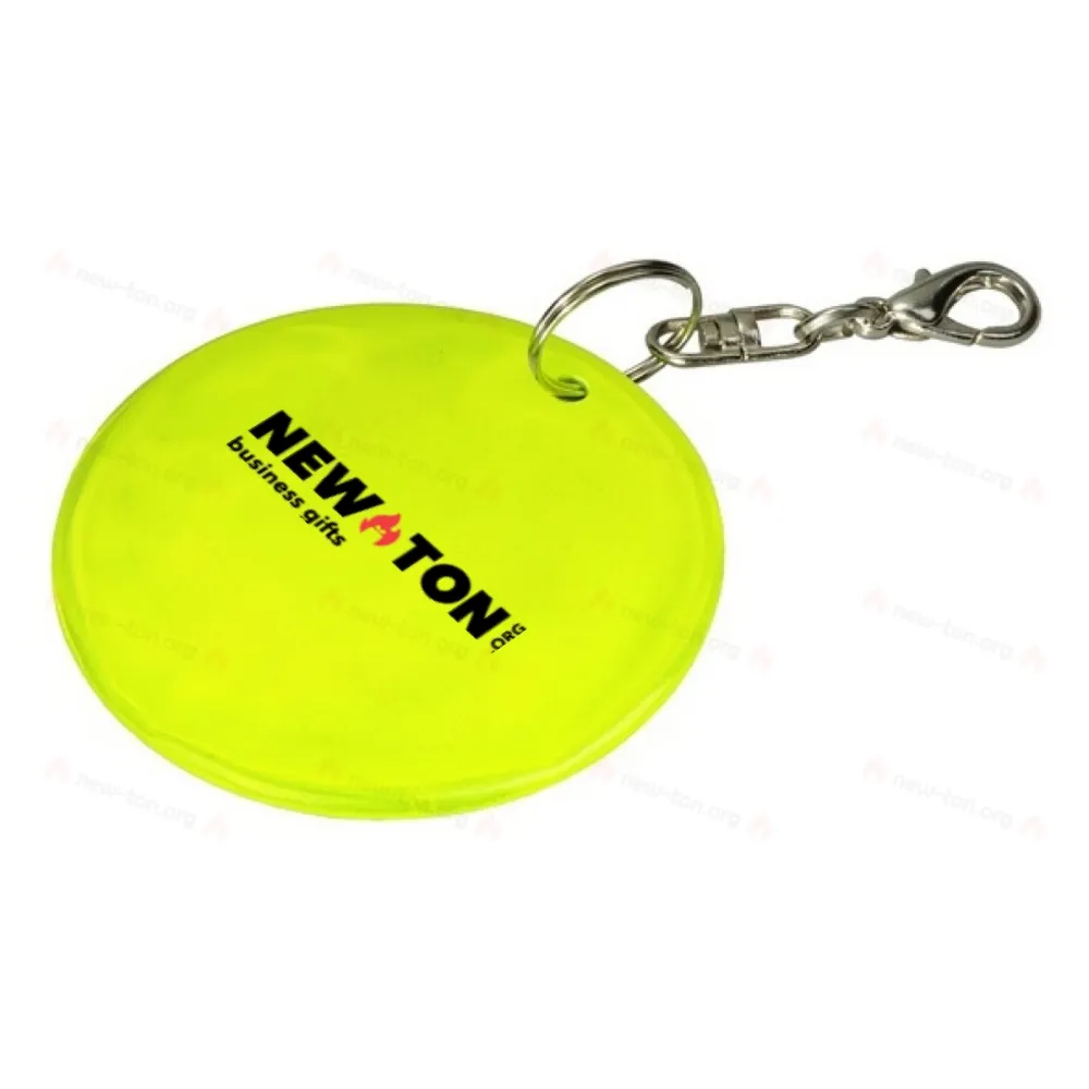 
                                            Happy reflective keyring, yellow
                                            