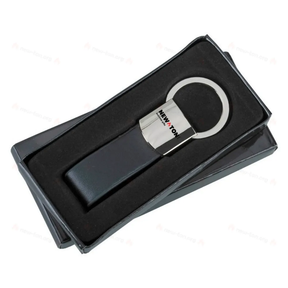 
                                            Shiny keyring, black/silver
                                            