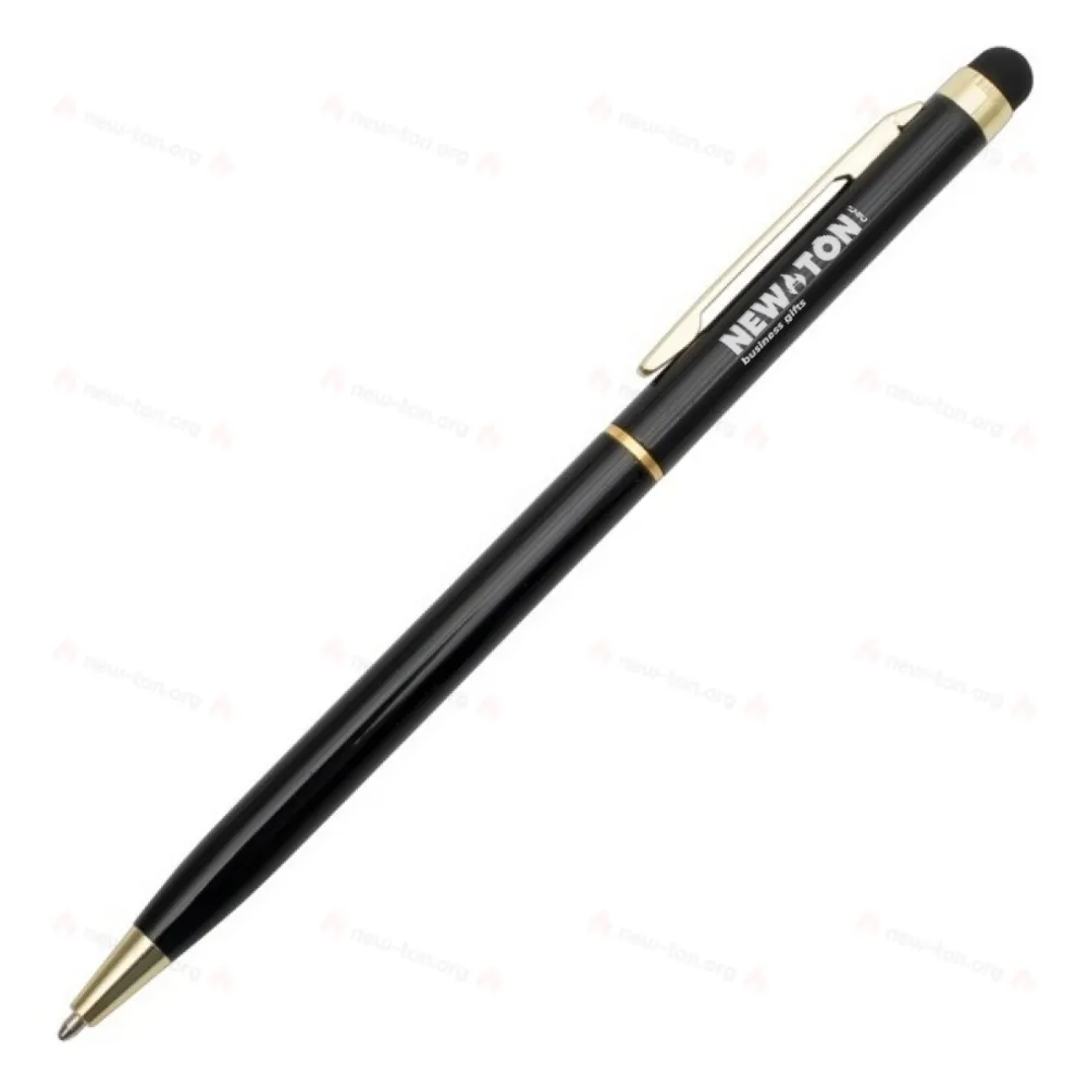 
                                            Touch Tip Gold aluminium ballpen, black
                                            